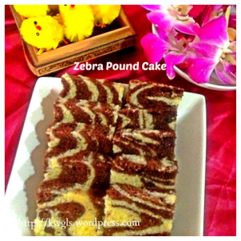 Hey, My Chick Want To Eat My Zebra Pound Cake !