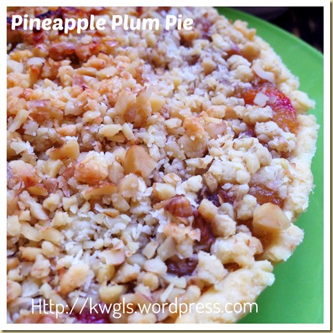 Some Tangy Pie For You?– Pineapple Plum Pie （凤梨李子派)