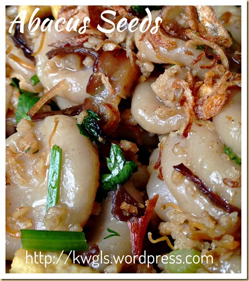 An Auspicious Hakka Dish–Hakka Abacus Seeds/Beads (客家算盘子）