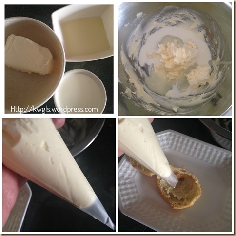 Cookie Dough Puff With Calamansi Cream Cheese Fillings (酸柑奶酪曲奇泡芙）