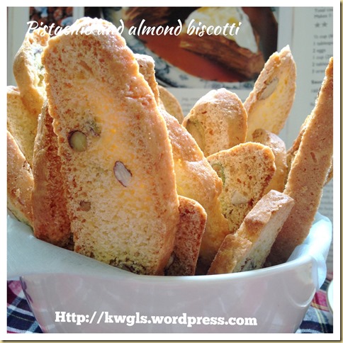 Have You Ever Try Biscotti? – Pistachio and Almond Biscotti (开心果及杏仁饼干）