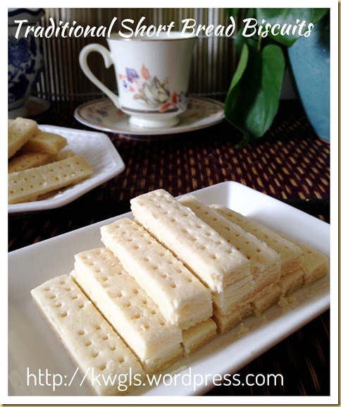One, Two, Three…….Let’s Start Making Traditional Short Bread Biscuits (英式传统牛油饼干）