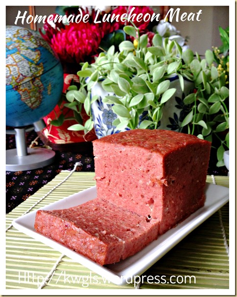 Game To Prepare Luncheon Meat With A Slightly Different Taste?–Homemade Luncheon Meat (自制午餐肉）