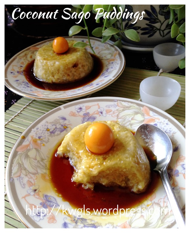 Coconut Sago Puddings (椰香西米布丁） | GUAI SHU SHU